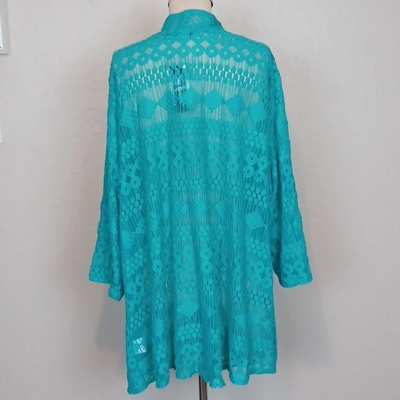 Travel Elements Open Cardigan Size 1X NWT - Picture 5 of 8